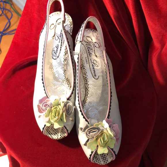 PoeticLicence sz8.5M EUR39.5 Leather OpenToe Heels - Picture 5 of 7